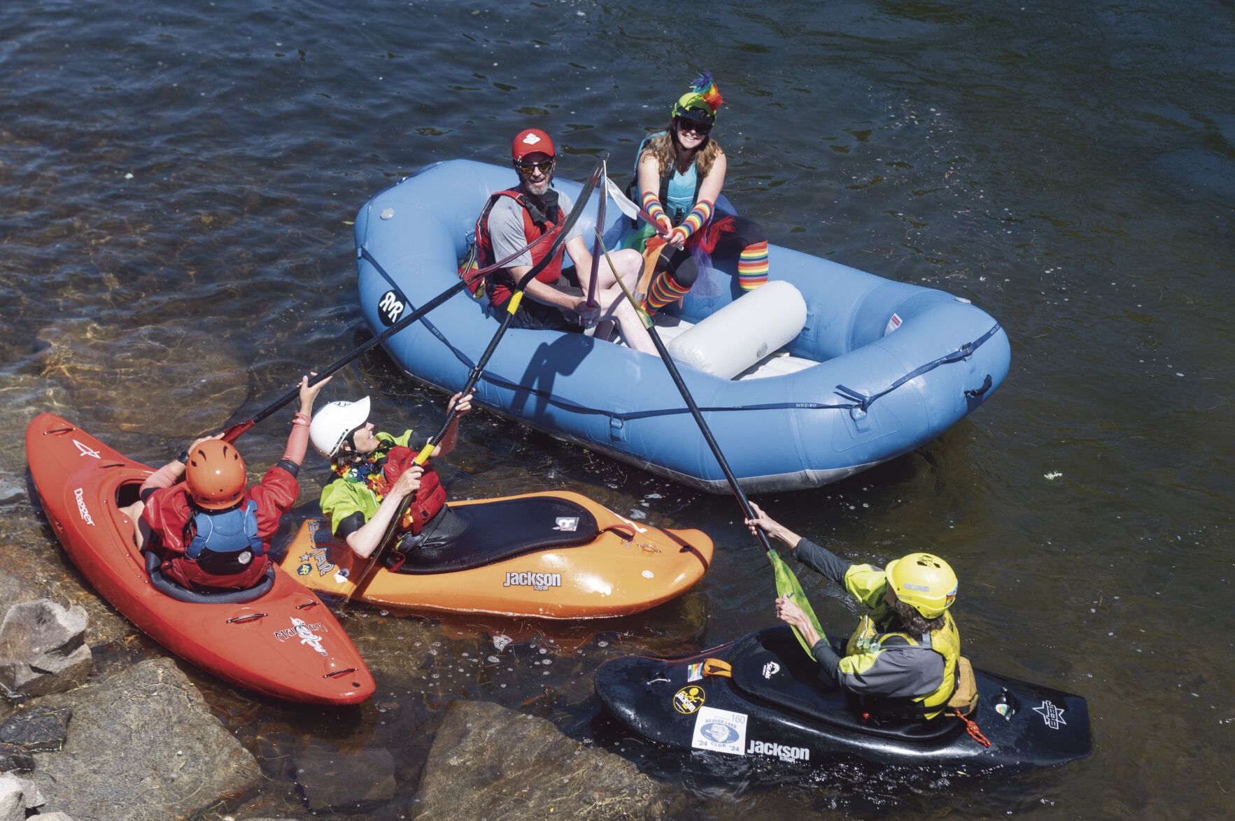 Paddles up